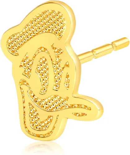 Miniatura 4 de Disney Pendientes clásicos, aretes de oro de 14 quilates - Bambi, pato Donald, pato margarita, Winnie the Pooh, rosa de Belle, 101 dálmatas