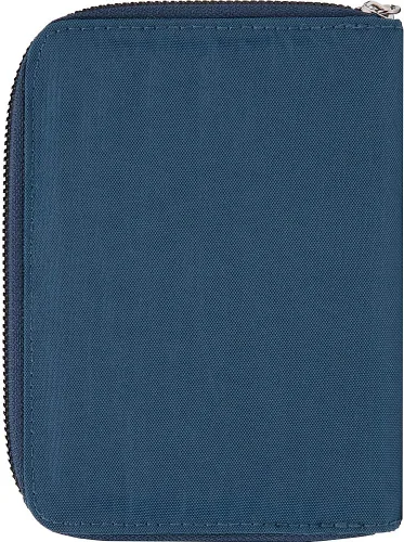 Miniatura 3 de Travelon Cartera con cierre RFID para pasaporte océano Cartera con cremallera para pasaporte con bloqueo RFID