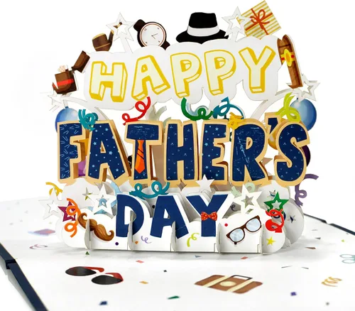Miniatura 14 de CUTPOPUP - Impresionantes tarjetas para el día del padre, tarjetas de cumpleaños para hombres, regalos de idea 3D para él, tarjetas de cumpleaños