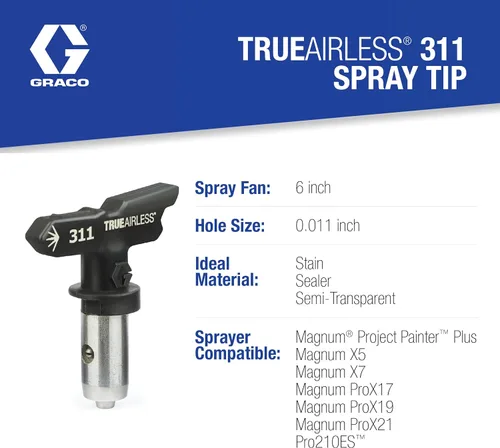 Miniatura 4 de Graco TRU311 TrueAirless 311 Punta de pulverización