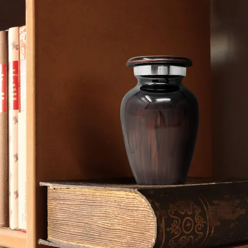 Miniatura 5 de Pequeñas urnas de recuerdo para cenizas Mantenga cerca la memoria de sus seres queridos Tributo elegante y eterno Mini memorial personal