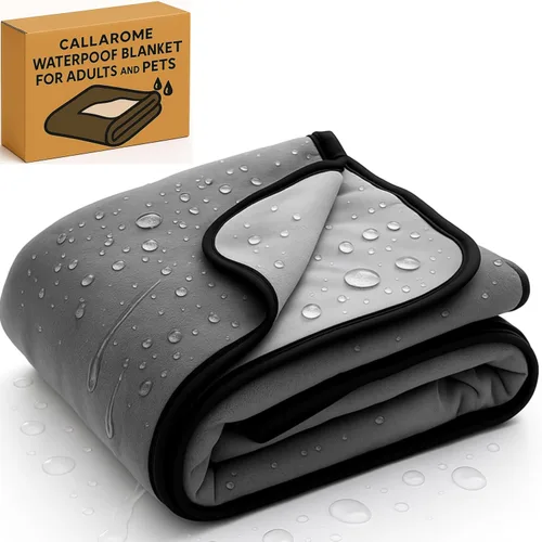 Manta impermeable para cama o sofá - Manta impermeable suave y a prueba de fugas, resistente al agua y a las manchas, fácil de limpiar, cubierta de