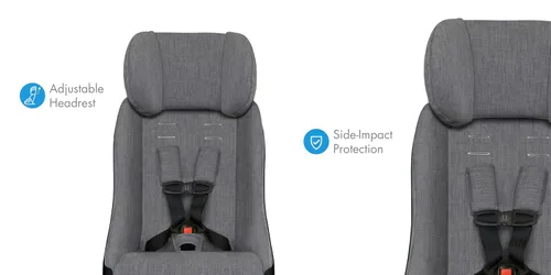 Miniatura 4 de Clek Fllo - Asiento convertible para automóvil, diseño compacto para asientos de 3 a través, orientación trasera extendida con barra antirrebote