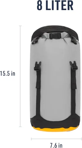 Miniatura 6 de Sea to Summit eVac Bolsa seca de compresión, saco de compresión impermeable Gris Highrise