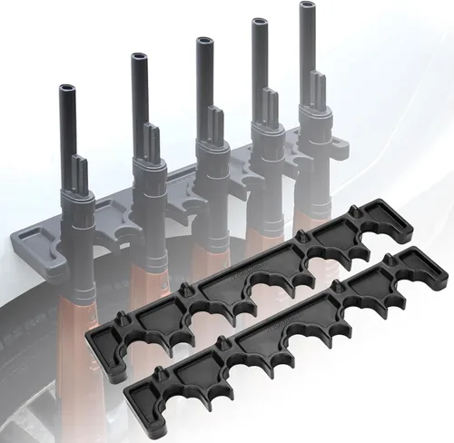 Adoreal Organizador magnético para rifles, organizador de armas de goma duradera para almacenamiento de armas, soporte magnético para armas en