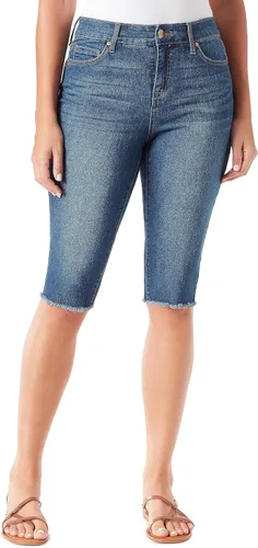 Vintage America Blues Skimmer Petite Chelsea Slim Midrise para mujer