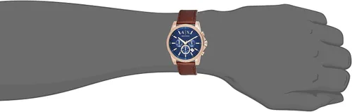 Miniatura 4 de Armani Exchange AX2508 Reloj de cuero marrón para hombre, Marrón, Cronógrafo