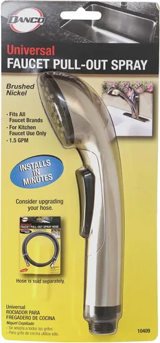 Miniatura 7 de Danco 10409 - Cabezal de espray extraíble para cocina, níquel cepillado