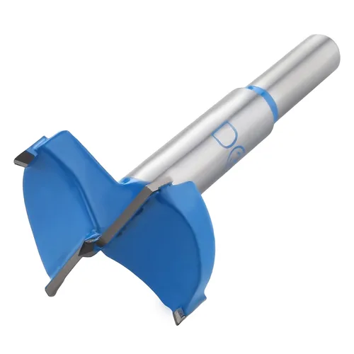Miniatura 15 de Utoolmart Forstner Brocas de corte de madera de carburo cementado de 0.906 in, cortador de sierra de agujero para carpintería de mango redondo