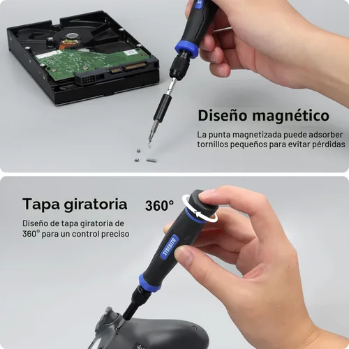 Miniatura 3 de STREBITO Juego de destornilladores de precisión 153 en 1 pequeño juego de destornilladores magnéticos con funda, kit de herramientas de reparación