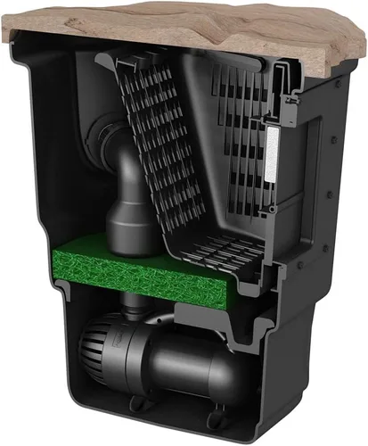 Miniatura 6 de Aquascape Signature Series - Filtro de desnatador de estanque, 1000, negro 43022