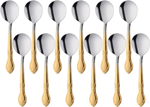 Miniatura 22 de Juego de 12 cucharas de café, mini cucharas de café, cucharas de espresso de acero inoxidable, cucharas pequeñas para postre, té, aperitivo, 4.6