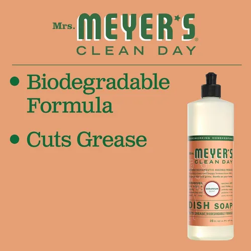 Miniatura 55 de Mrs. Meyer’s Clean Day - Detergente líquido para platos, aroma a lavanda, botella de 16 oz