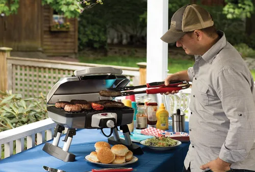 Miniatura 2 de Cuisinart CGS-134 Juego de herramientas para asar con guante de parrilla, rojo (3 piezas)