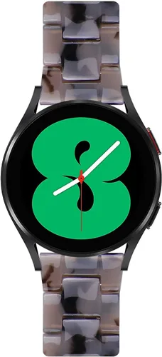 Miniatura 2 de Correas de reloj de resina compatibles con Samsung Galaxy Watch 7/6/5/4/FE 1.575 in 1.732 in, Galaxy Watch 6/4 Classic 1.654 in 1.693 in 1.811 in