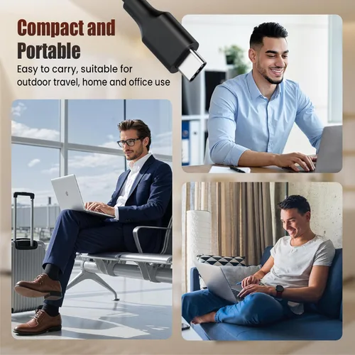 Miniatura 6 de Cargador USB C Chromebook de 45 W compatible con HP Chromebook 14 x360 11-ae 11-ea 14-ca, Lenovo 100e 300e 500e, Acer Spin 311 514, Samsung