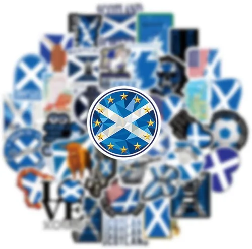 Miniatura 3 de 63 calcomanías de grafiti de Escocia para botellas de agua, portátil, maleta, álbumes de recortes, calcomanías de instrumentos musicales