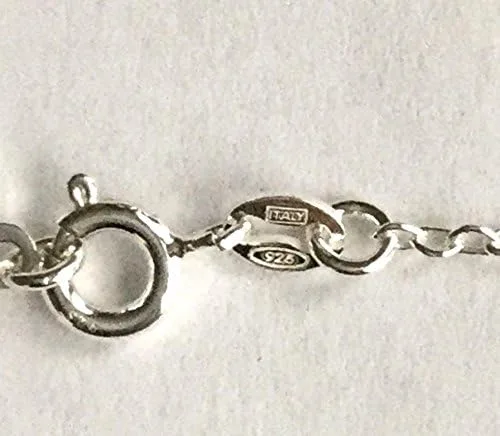 Miniatura 5 de Plata de ley 925 ROSARIO Italiano-20 Largo 3MM Rosario DE Plata ESTERLINA 925-20" Largo 3MM