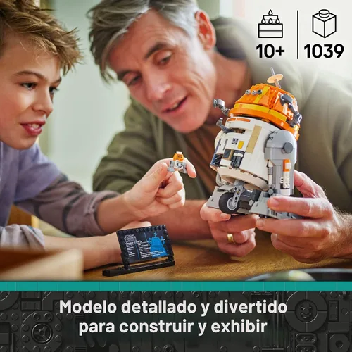 Miniatura 2 de LEGO Star Wars: Ahsoka Chopper (C1-10P) Set de Droid Astromecánico – Juguete de construcción para niños a partir de 10 años – Es un gran regalo