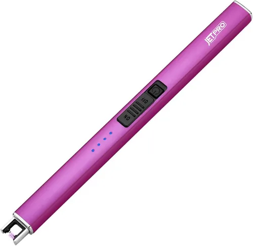 Miniatura 10 de Encendedor eléctrico de arco resistente al viento, sin llama, recargable por USB, con bloqueo de seguridad para velas, barbacoa, camping