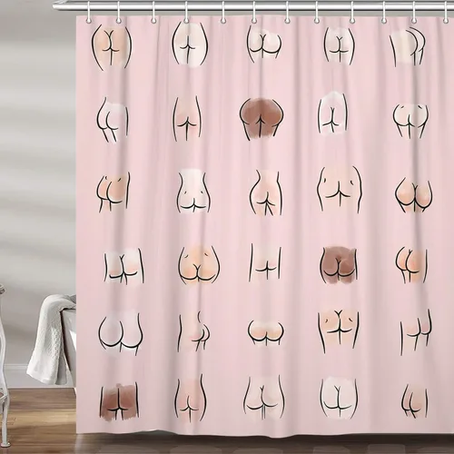 Miniatura 13 de JAWO Cortina de ducha de vaca de granja para baño, bonito juego de cortinas de ducha de tela de granja rústica sobre madera, divertidos accesorios
