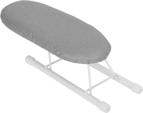 Miniatura 2 de Tabla de planchar, tabla de planchar de mesa con patas plegables y cubierta de algodón, mini tabla de planchar, puños plegables