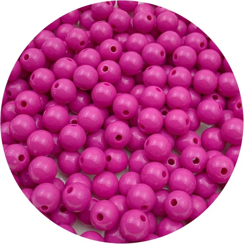 Miniatura 12 de 400 cuentas redondas de acrílico pastel de 0.315 pulgadas (0.315 in), cuentas espaciadoras de color caramelo, cuentas de resina de plástico para 306
