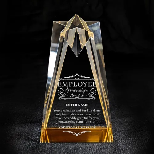 Miniatura 10 de Premio personalizado grabado con láser, diseño grabado con láser, agradecimiento, añade tu propio texto, incluye caja de regalo, premio al empleado