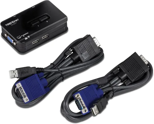 Miniatura 12 de Trendnet Kit de switch KVM y cable, Azul