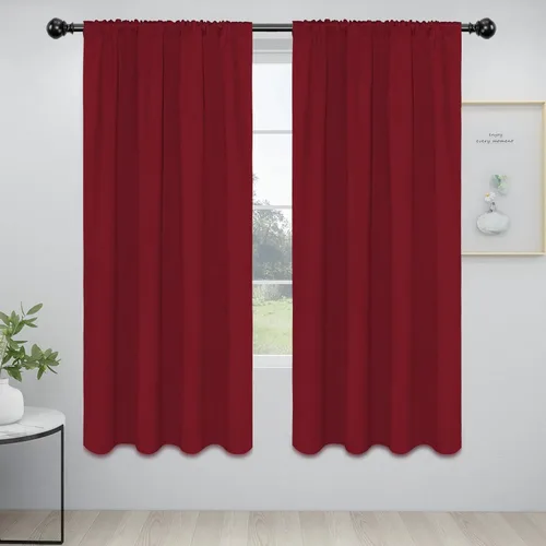 Miniatura 88 de Easy-Going - Cortinas opacas con bolsillo para varilla para el dormitorio, cortinas para ventanas que oscurecen la habitación o la sala de estar
