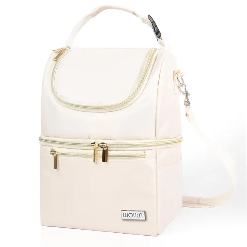 Miniatura 9 de Bolsa enfriadora de leche materna - Bolsa enfriadora para madres lactantes multifunción, bolsa térmica con aislamiento para biberones con Todo negro