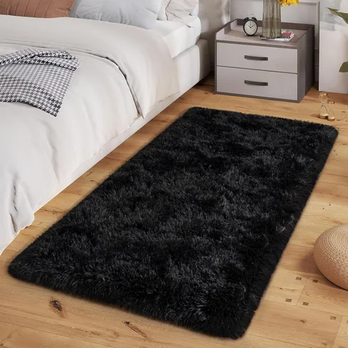 Dssimo - Alfombra superesponjosa para la habitación, alfombra de área moderna, pequeña, suave y acogedora de felpa para niños, niñas y adolescentes,