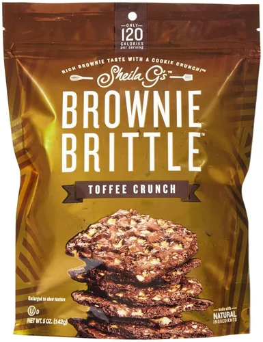 Miniatura 2 de Sheila G's Caramelo Crunch Brownie Brittle 5oz en bolsa