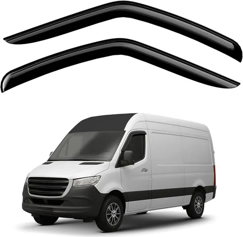 Miniatura 8 de Deflectores de ventana tintados ahumados con cinta adhesiva para ventana lateral, deflectores de lluvia compatibles con Toyota RAV4 2019-2025 - 4