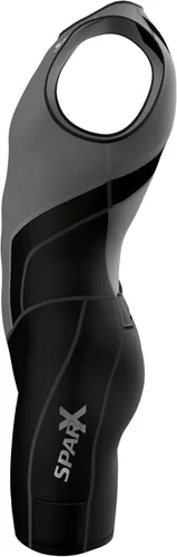 Miniatura 3 de Traje de triatlón Sparx X para hombre, para ciclismo, natación y atletismo Gris
