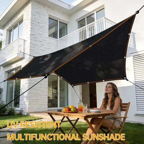 Miniatura 4 de Shade-Cloth - Lona de malla con ojales, 85-90 % para plantas de jardín, 7 x 7 pies, toldo para pérgola al aire libre, patio, flores, césped