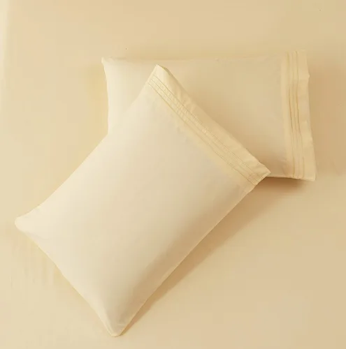 Miniatura 4 de SONORO KATE Juego de sábanas de microfibra súper suave de 1800 hilos, sábanas egipcias de lujo con bolsillo de 18 pulgadas de profundidad, Marfil