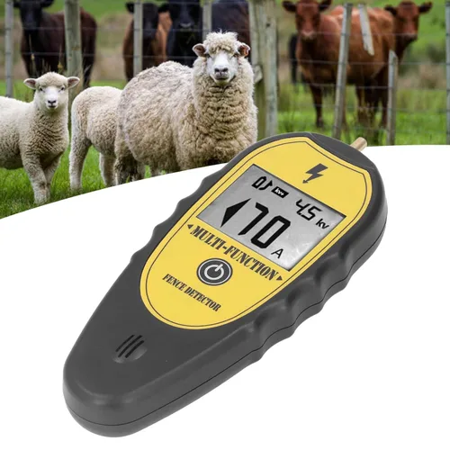 Miniatura 2 de Probador de valla digital de 15 KV, probador de valla eléctrica, voltímetro de valla, probador de voltaje con pantalla LCD, buscador de fallas