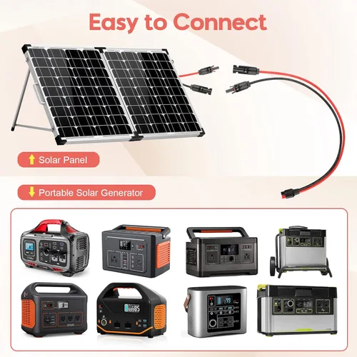 Miniatura 4 de Kit de conector de cable de panel solar 10 AWG, compatible con conector solar y conector Anderson para RV, Goal Zero Yeti, Renogy generador solar