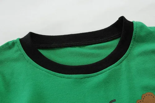Miniatura 3 de Little Hand Pijamas de dinosaurio para niños pequeños, pijamas de verano con diseño de camión y excavadora, conjuntos cortos de 2 a 7 años