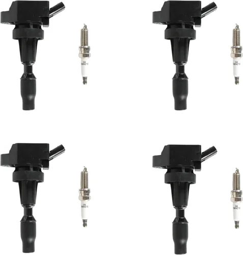 Miniatura 14 de Paquete de 5 bobinas de encendido UF575 y bujías de iridio compatibles con Audi A3 2004-2013, A4 2005-2016 y Volkswagen Jetta 2005-2015, Tiguan