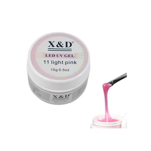 Miniatura 16 de X&D Kit de uñas de poligel, 3 piezas de gel de uñas de gel natural transparente, kit de gel de uñas de secado rápido, juego de gel de uñas