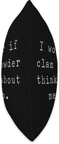 Miniatura 2 de I Wonder If Clam Chowder Thinks About Me Too Throw Pillow