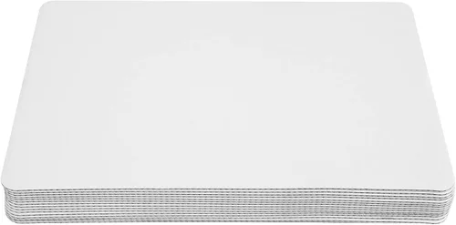 Miniatura 8 de ONE MORE Hoja para pastel de 13.75 x 9.75 pulgadas, rectangular, resistente a la grasa, 15 tableros (15, blanco)