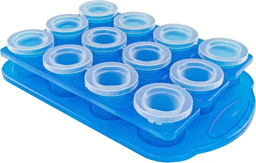 Miniatura 22 de Bandeja de cubitos de hielo en rodajas de naranja - Fairly Odd Novelties - Divertido regalo de moldeo de alimentos en forma de fruta Naranja Naranjas