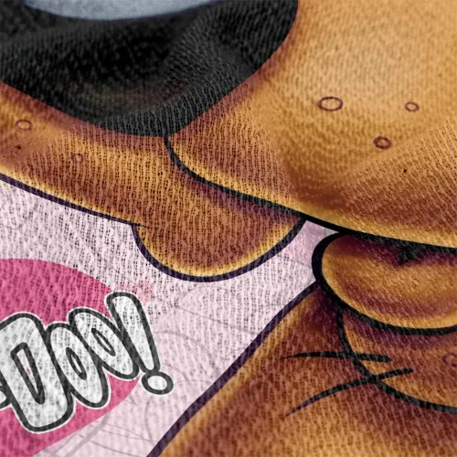 Miniatura 4 de LOGOVISION Scooby Doo! - Manta de 50 x 60 pulgadas, tejido de mariposa, mezcla de algodón, manta con flecos