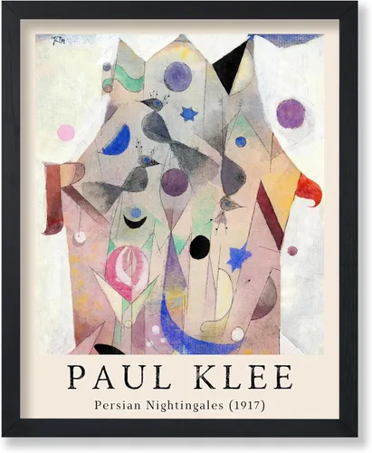 Miniatura 13 de Poster Master Póster vintage de Paul Klee – Impresión retro de cómicos – Arte de dibujo – Arte abstracto – Regalo para hombres y mujeres – Estilo-09