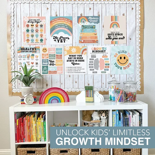 Miniatura 5 de Hadley Designs 9 pósteres de salud mental para el aula, consejero escolar, oficina, decoración de oficina, terapia de salud mental, carteles