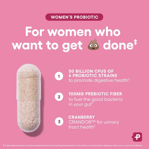 Miniatura 4 de Physician's Choice Probióticos - Equilibrio de PH, Digestivo, UT y Salud Femenina - 50 mil millones de UFC - 6 cepas únicas para mujeres