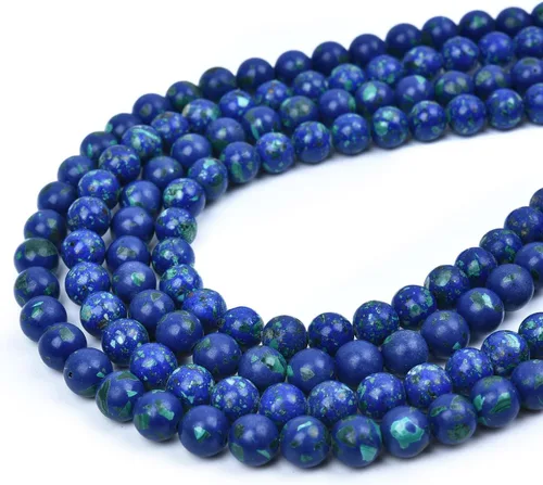Miniatura 19 de HAAMIIQII Cuentas espaciadoras de piedra libre de jade rojo de 0.394 a 0.630 pulgadas, cuentas sueltas para la fabricación de joyas, pulseras